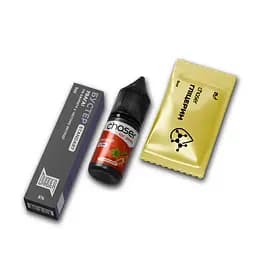 Набор компонентов для самозамеса солевой заправки CHASER For Pods Ultra 10 мл Клубника, 0-50 мг (18012)