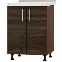 Кухонний модуль під мийку Еверест Оптіма Н84-600 Дуб трюфель (без стільниці) 60х47х82 см (EVR-3805)