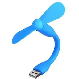 Вентилятор мобильный USB синий
