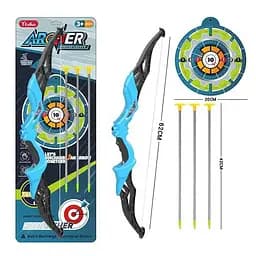 Лук, DJ661A/B, 3 стрелы, картонная мишень