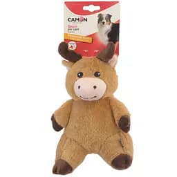 Іграшка для Camon собак бобер та олень плюшеві з пищалкою 22 см (AH4176)