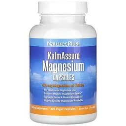 Магний Natures Plus Kalm Assure Magnesium, 120 вегакапсул