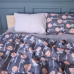 Комплект постільної білизни MirSon 17-0706 Silver Petals бязь 110 х 140 см (2200010619089) - мініатюра 2