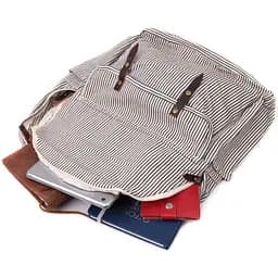 Літній жіночий рюкзак з якісного текстилю. Vintage 32х41х10 см sum0027397 - мініатюра 5