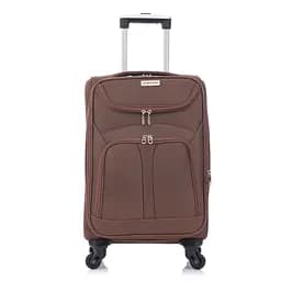 Валіза Semi Line 20 дюймів (S) дюймів (S) 47+5 л коричневий T5960-1 58x37x25.5 см ручна поклажа розширювач - мініатюра 2
