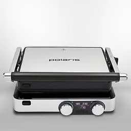 Електрогриль POLARIS PGP 7002 Optimal Temp Срібний - мініатюра 2