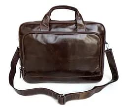 Чоловіча шкіряна сумка Vintage 37х30х10 см sum0013934 - мініатюра 2