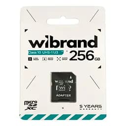 Карта пам'яті Wibrand 256GB microSD class 10 UHS-I U3 (WICDHU3/256GB-A) - мініатюра 2