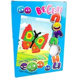 Набор для творчества Веселые помпоны - бабочка на украинском языке (30991)