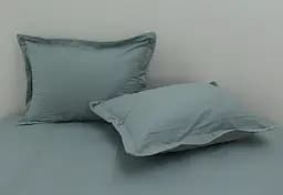 Комплект постільної білизни TAG Tekstil 2-спальний Сіро-зелений 000163668 (Green Grey) - мініатюра 3