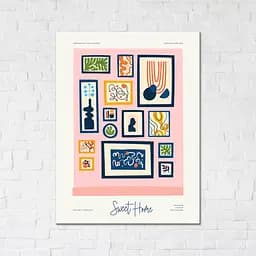 Картина-постер Brushme Домашняя галерея на холсте 30 x 40 см