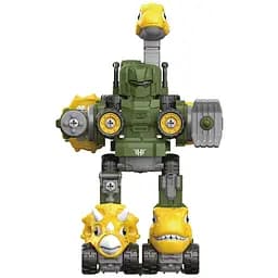 Машинка-конструктор Otamanko Трансформер Динозавр 5 в 1 Зелений/жовтий