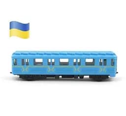 Автомодель Technopark Вагон Метро, блакитний (SB-17-19WB) - мініатюра 5