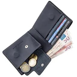 Шкіряне портмоне Grande Pelle 9х11х3 см acs0015764 - мініатюра 4