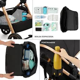 Універсальна коляска 2 в 1 Kinderkraft Esme Grey (KSESME00GRY2000) - мініатюра 6