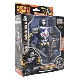 Дитячий робот-трансформер Justice Gorilla Bambi 168-85(Black) робот-горила