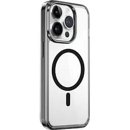 Чохол WiWU Magnetic Crystal Case для Apple iPhone 15 Pro Max Transparent/Black [96965] - мініатюра 3