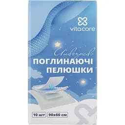 Пеленки поглощающие VitaCore 60 х 90 см 10 шт.