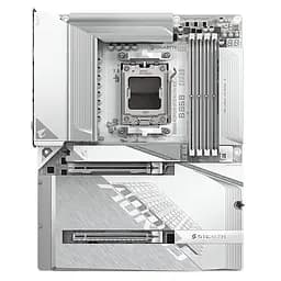 Материнська плата B850 A STEALTH ICE sAM5 B850 4xDDR5 M.2 HDMI ATX білий Gigabyte teh0019088 - мініатюра 2