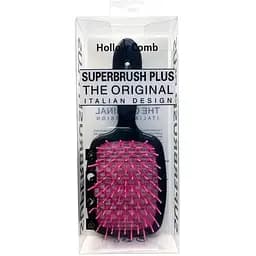 Щітка для волосся Superbrush Plus Hollow Comb професійні масажні гребінці для волосся чорна з рожевим
