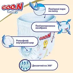 Підгузки-трусики Goo.N Premium Soft 4 (9-14 кг), 44 шт. - мініатюра 4