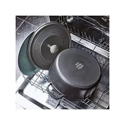 Каструля з кришкою GreenPan Featherweights 26 см 5,3 л з керамічним покриттям чорний (CC004829-001) - мініатюра 8
