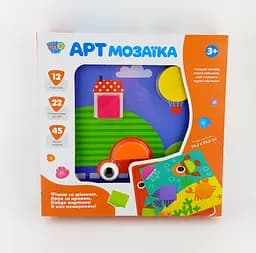 Мозаїка SK 0004 AB LimoToy 12 картинок, 45 фішок, 22 геометричні фігури (6903317266456) Вид B