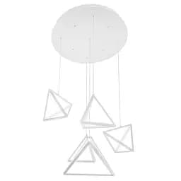 Потолочный светильник Brille подвесной светодиодный для спальни BR-937S/81W LED WH