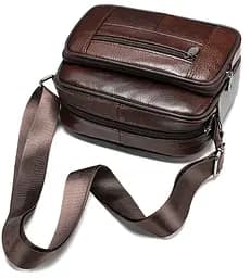 Чоловіча шкіряна сумка Vintage 20х16,5х7 см sum0012301 - мініатюра 6