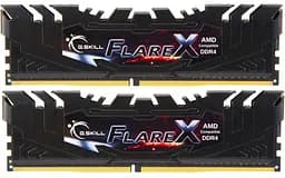Модуль пам'яті G.Skill DDR4 16Gb (2x8) FlareX Black 3200MHz (F4-3200C16D-16GFX)