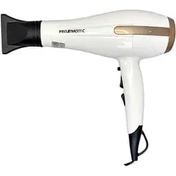 Фен для волосся Promotec з насадками 3000 Вт White