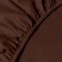 Простирадло на резинці Cosas в дитяче ліжечко COCOA BROWN 70х140х12 см (Ranfors82_CocoaBrown_70x140x12) - мініатюра 3