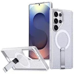 Чохол Epik TPU Breeze with MagSafe stand для Samsung Galaxy S26 Ultra Transparent