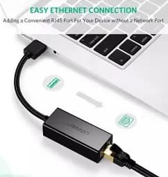 Перехідник to Ethernet Ugreen US236 USB Type-C to 10/100/1000Mbps Ethernet Adapter - мініатюра 5
