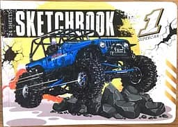 Скетчбук N9449 А5, 24 аркуші, чисті аркуші