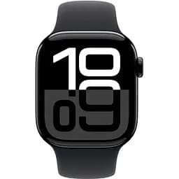 Apple Watch Series 10 GPS 42mm Jet Black Aluminum Case with Black Sport Band M/L MWWF3 - мініатюра 2