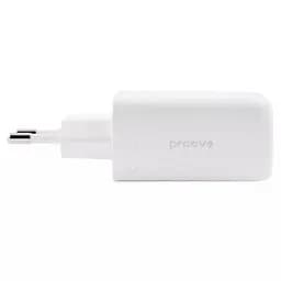 Зарядний пристрій Proove Shot GaN 67 W (2Type-C + USB) біле - мініатюра 2
