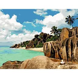 Картина за номерами У раю ArtStory 50х65 см різнокольорова 000169343