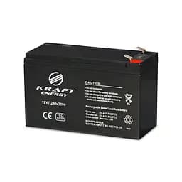 Комплект Kraft: джерело безперебійного живлення PSU-1205LED(P) і акумуляторна батарея 12В 7.2Аг (41-00041-44-00054) - мініатюра 2