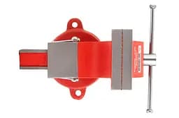 Тиски ручні поворотні слюсарні Intertool HT-0080 100 мм x 4.4кг економ - мініатюра 6