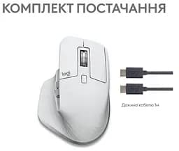 Миша Logitech MX Master 3S для Mac Performance Wireless Pale Grey (910-006572) (6836231) - мініатюра 6
