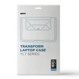 Чохол-конверт для ноутбука 16 , Laptop Sleeve Stand YL7 чорний, універсальний, з підставкою, магнітна застібка, захисний чохол зі штучної шкіри з підкладкою та внутрішньою кишенею, ArmorStandart (ARM69064) - мініатюра 5