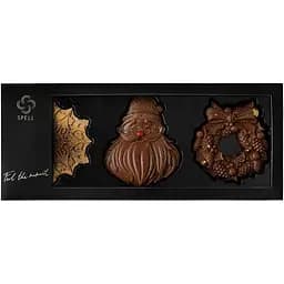 Набір із трьох плиток шоколаду Spell Новорічний сет, 255 г