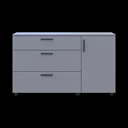 Комод Doros Торн Сірий 3Ш/1Д 135х51.6х80 (41510183) - мініатюра 7