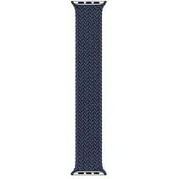 Ремінець CasePro Braided Solo Loop Abyss Blue Size M для Apple Watch 42mm/41mm/40mm/38mm - мініатюра 3