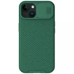 Карбонова накладка Nillkin CamShield Pro для Apple iPhone 15, 6.1 Deep Green