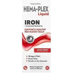 Амінокислота Natures Plus Hema-Plex, 250 мл vit0004014
