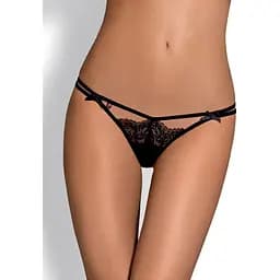 Стринги Obsessive Intensa Double Thong L/XL черный