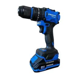 Шуруповерт ударный аккумуляторный бесщеточный Zegor CDAX-21BLH/21В/2 скорости/2 батареи 21В 2Ач/реверс/подсветка/кейс