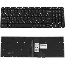Клавіатура для ноутбука ACER (AS: A315-53) rus, black, без фрейма, підсвітка клавіш (ОРИГІНАЛ)